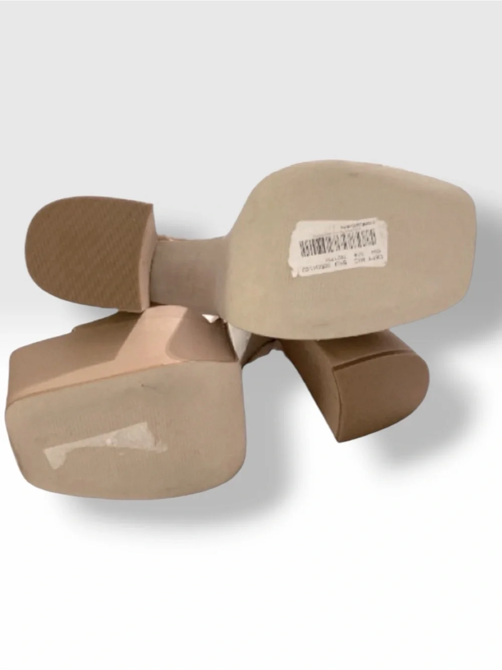 NWT STEVE MADDEN KASSIANI Platform Heels In cream tan Size 10M